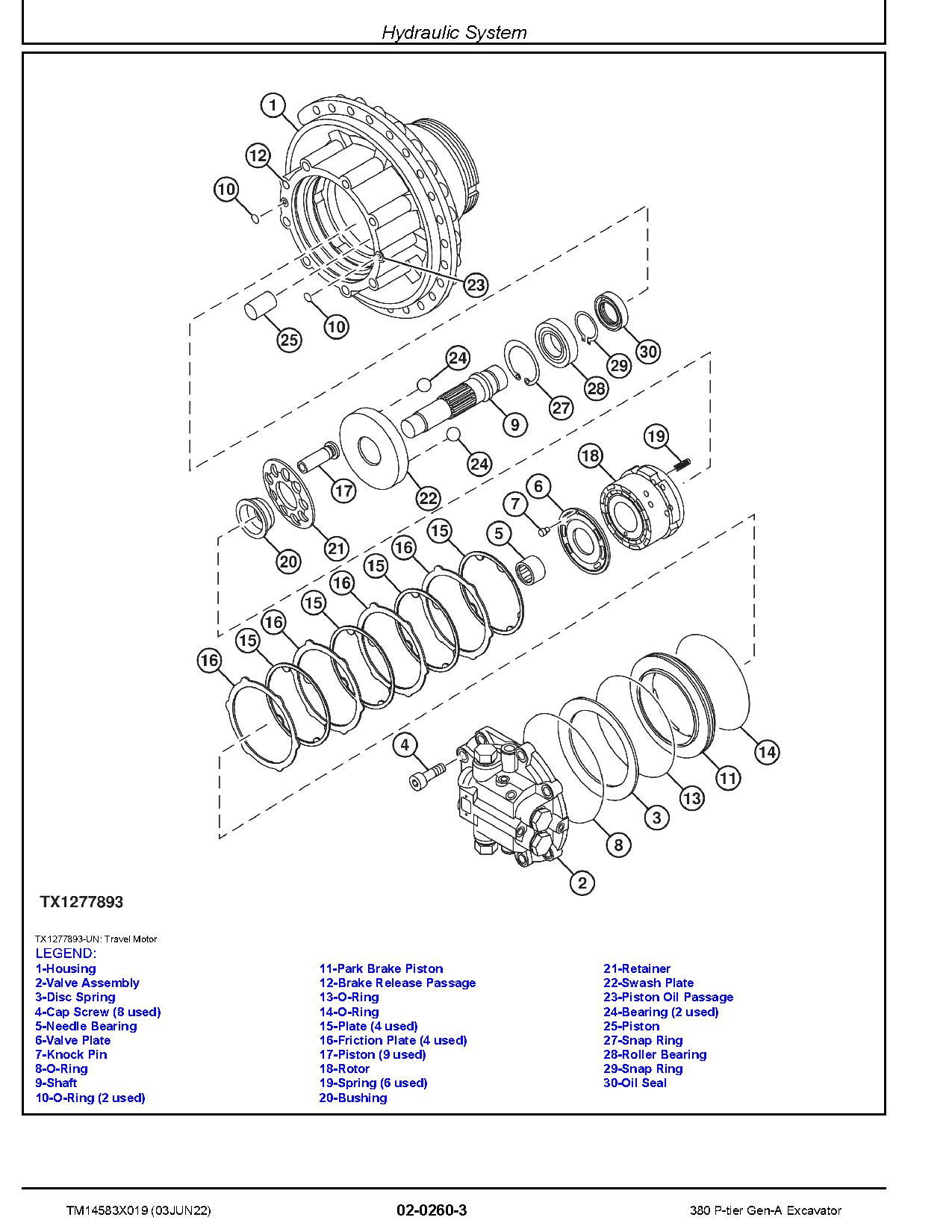 John Deere 380 P Tier Crawler Excavators Repair Manual TM14583X019 (2)