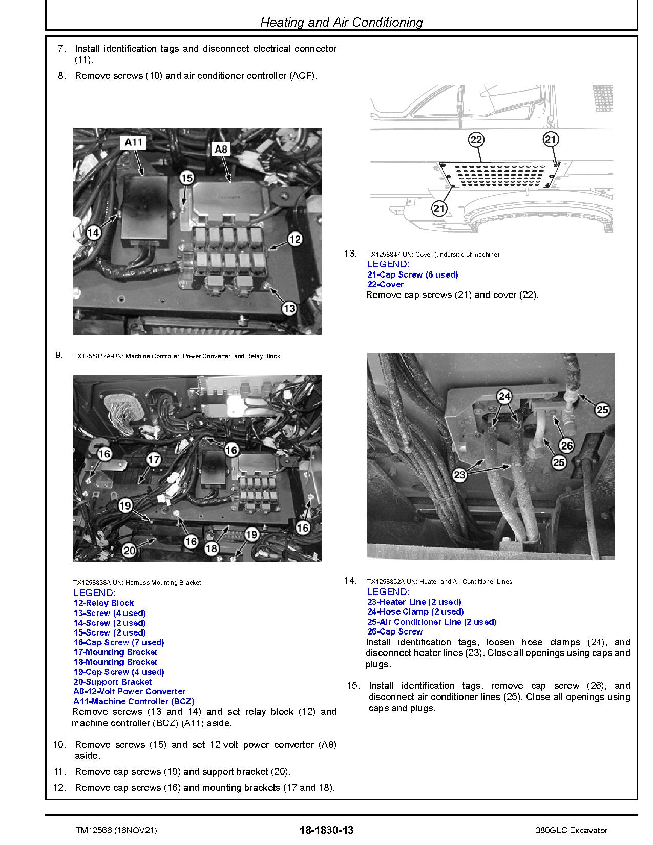 John Deere 380GLC Crawler Excavators Repair Manual TM12566 (2)