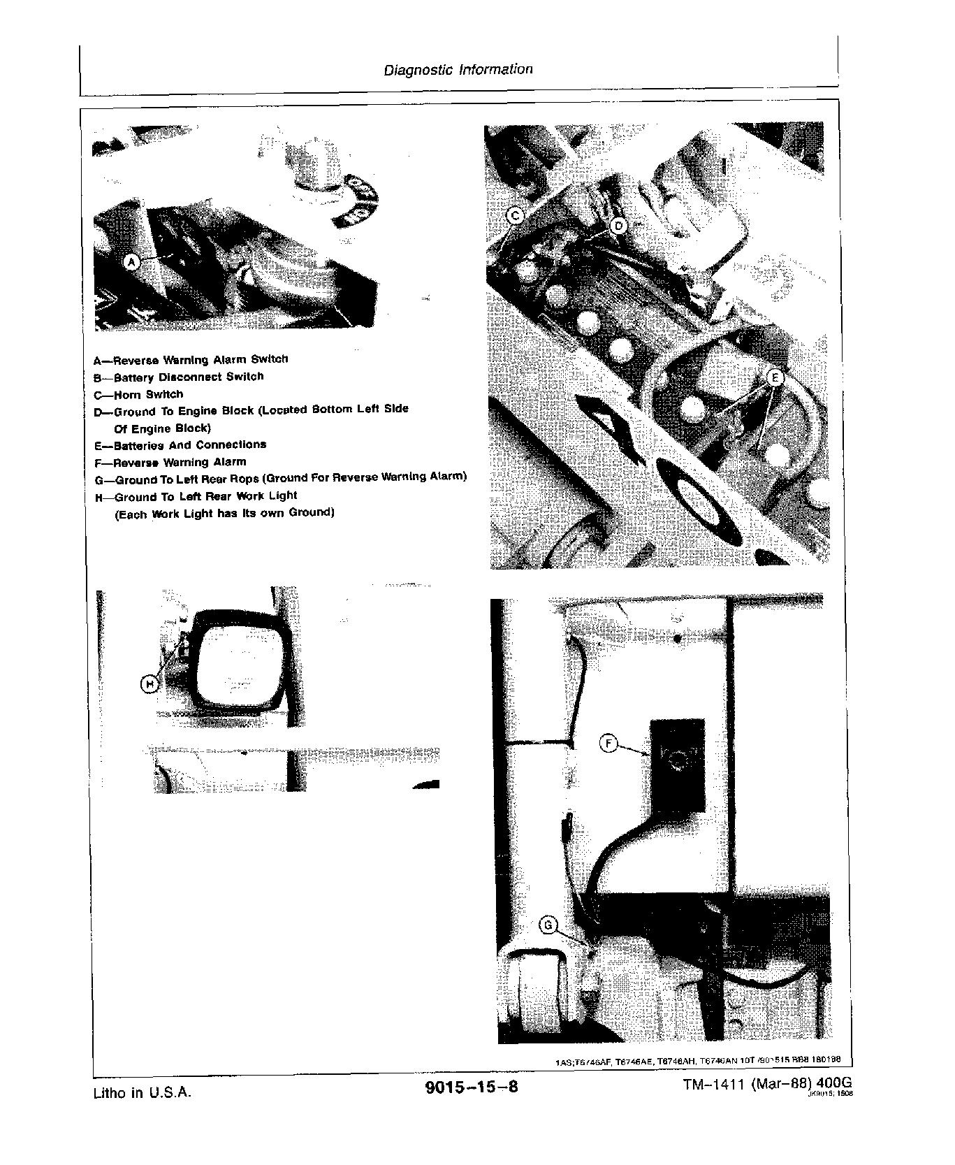 John Deere 400G Crawler Dozers Operation Test Manual TM1411 (2)