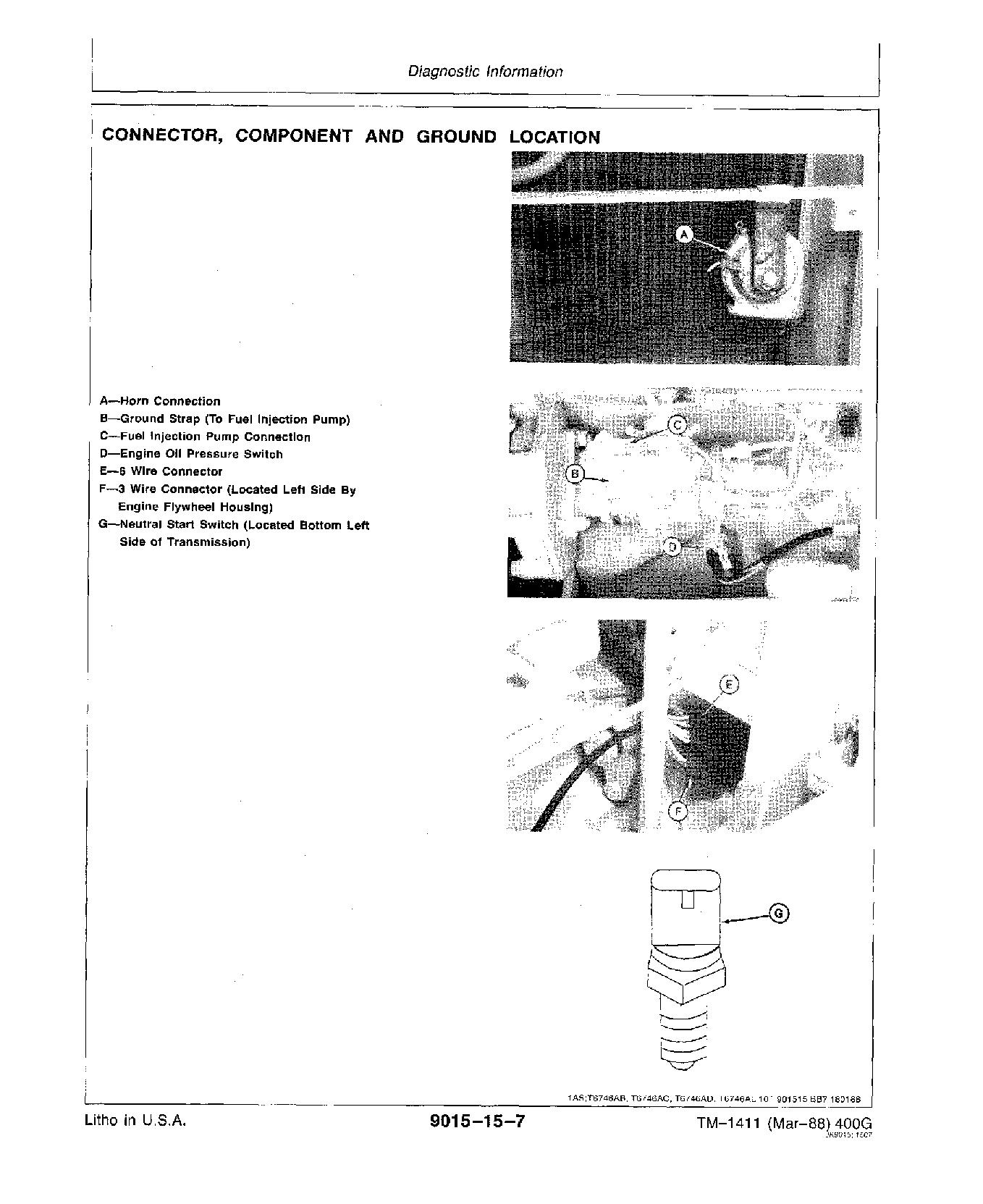 John Deere 400G Crawler Dozers Operation Test Manual TM1411 (3)