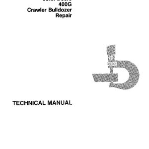 John Deere 400G Crawler Dozers Repair Manual TM1412 (1)