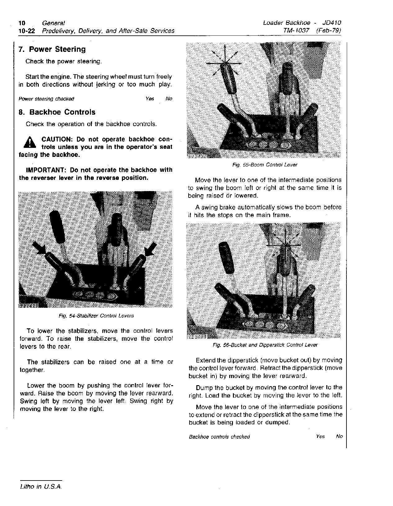 John Deere 410 Backhoe Loaders Technical Manual TM1037 (2)