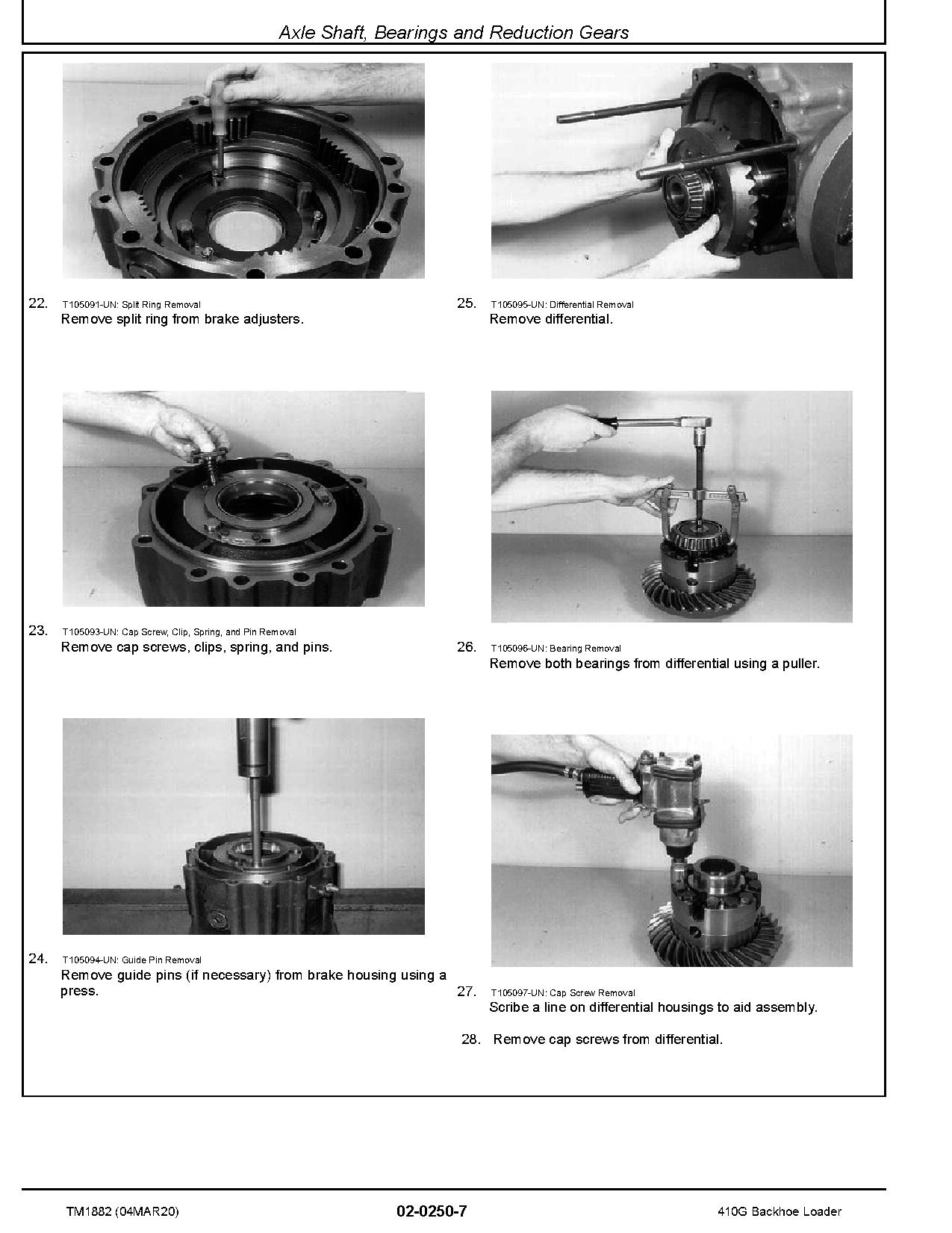 John Deere 410G Backhoe Loaders Repair Manual TM1882 (2)