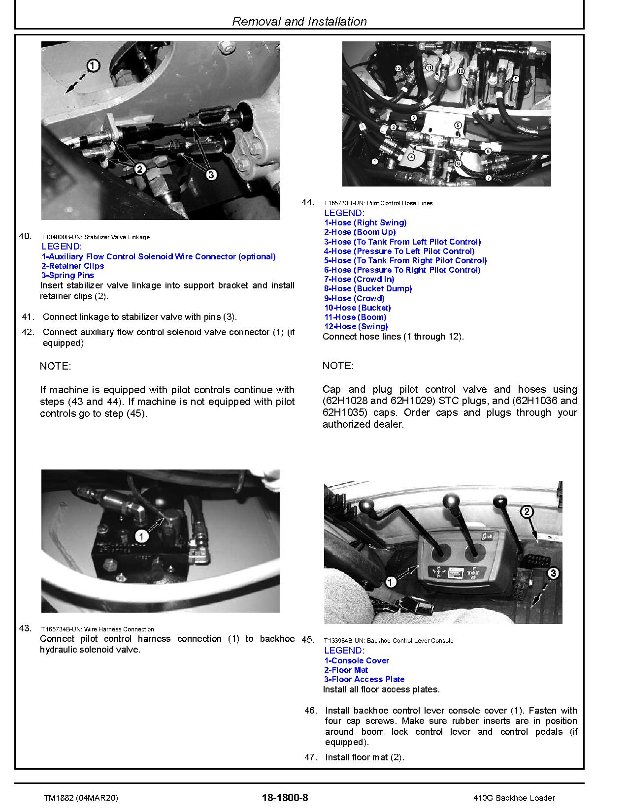 John Deere 410G Backhoe Loaders Repair Manual TM1882 (3)