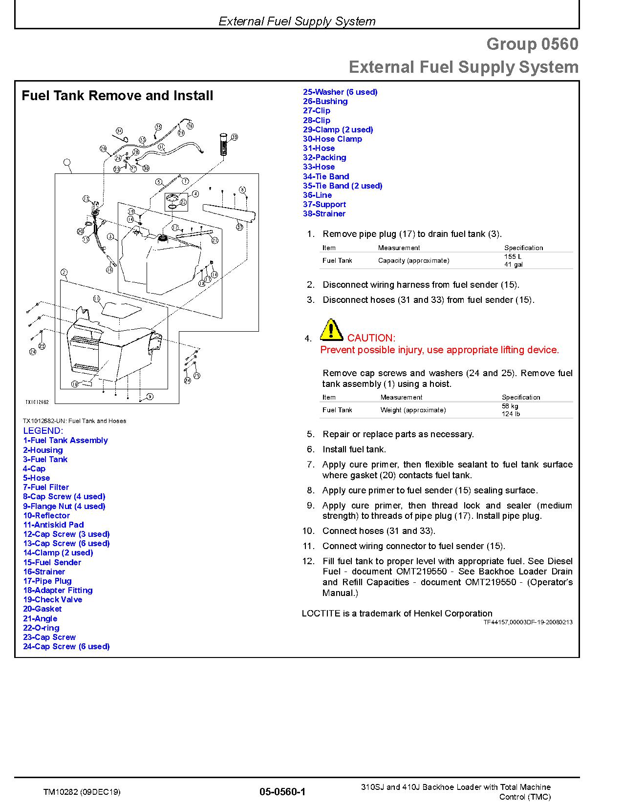 John Deere 410J Backhoe Loaders 310SJ Side Shift Loaders Repair Manual TM10282 (3)