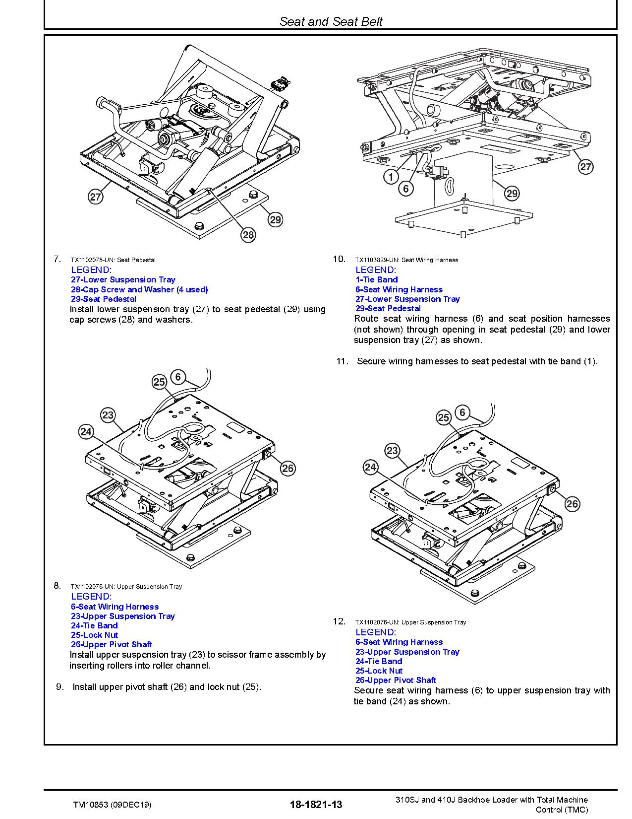 John Deere 410J Backhoe Loaders 310SJ Side Shift Loaders Repair Manual TM10853 (3)