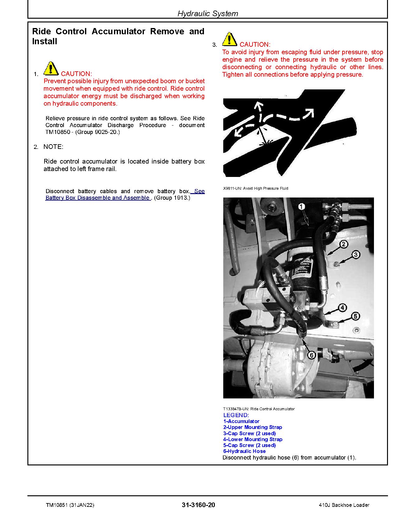 John Deere 410J Backhoe Loaders Repair Manual TM10851 (4)