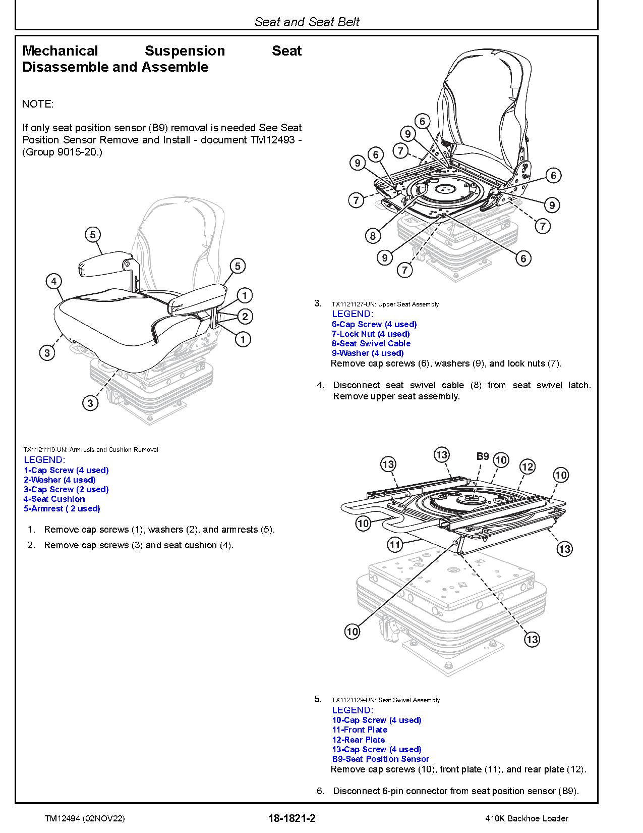 John Deere 410K Backhoe Loaders Repair Manual TM12494 (3)