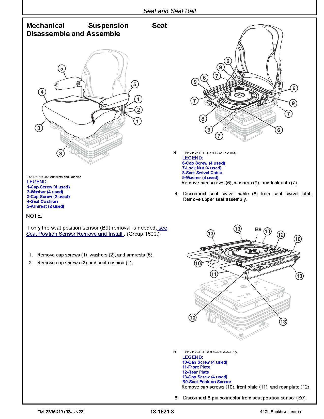 John Deere 410L Backhoe Loaders Repair Manual TM13306X19 (4)