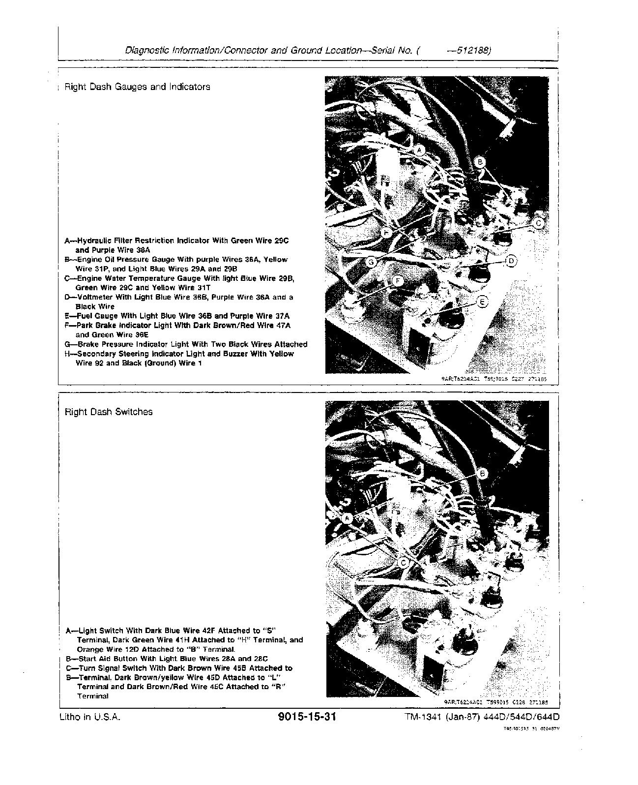 John Deere 444D 544D 644D Wheel Loaders Operation Test Manual TM1341OP (3)
