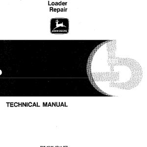 John Deere 444D 544D 644D Wheel Loaders Repair Manual TM1341RE (1)