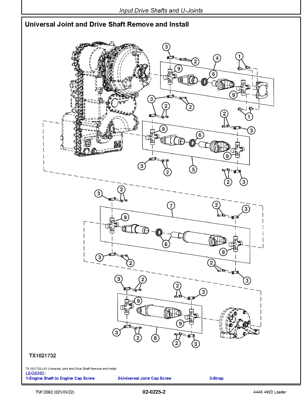John Deere 444K 4WD Loaders Repair Manual TM12092 (2)