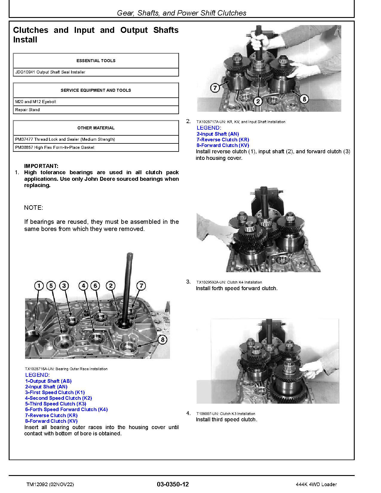 John Deere 444K 4WD Loaders Repair Manual TM12092 (3)
