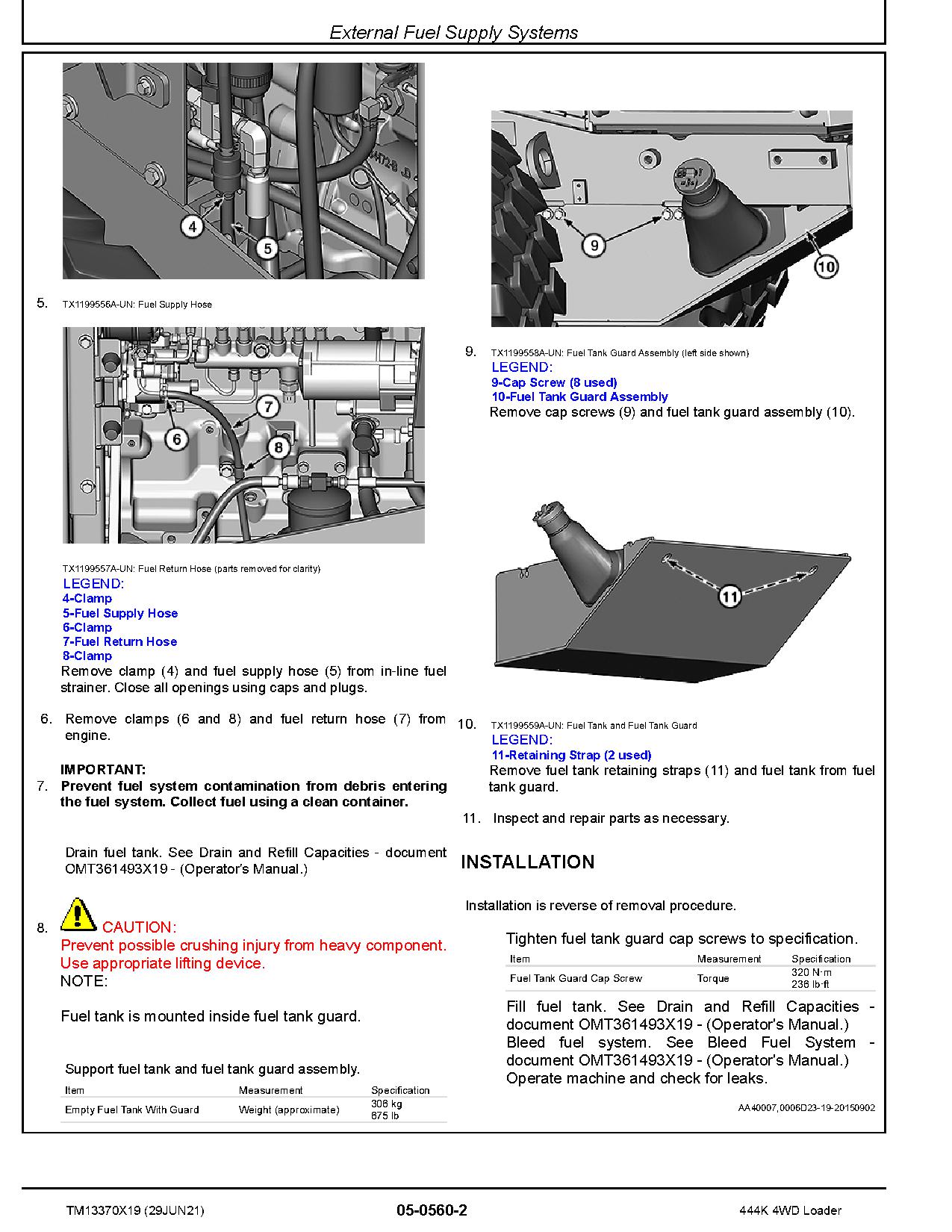 John Deere 444K 4WD Loaders Repair Manual TM13370X19 (3)
