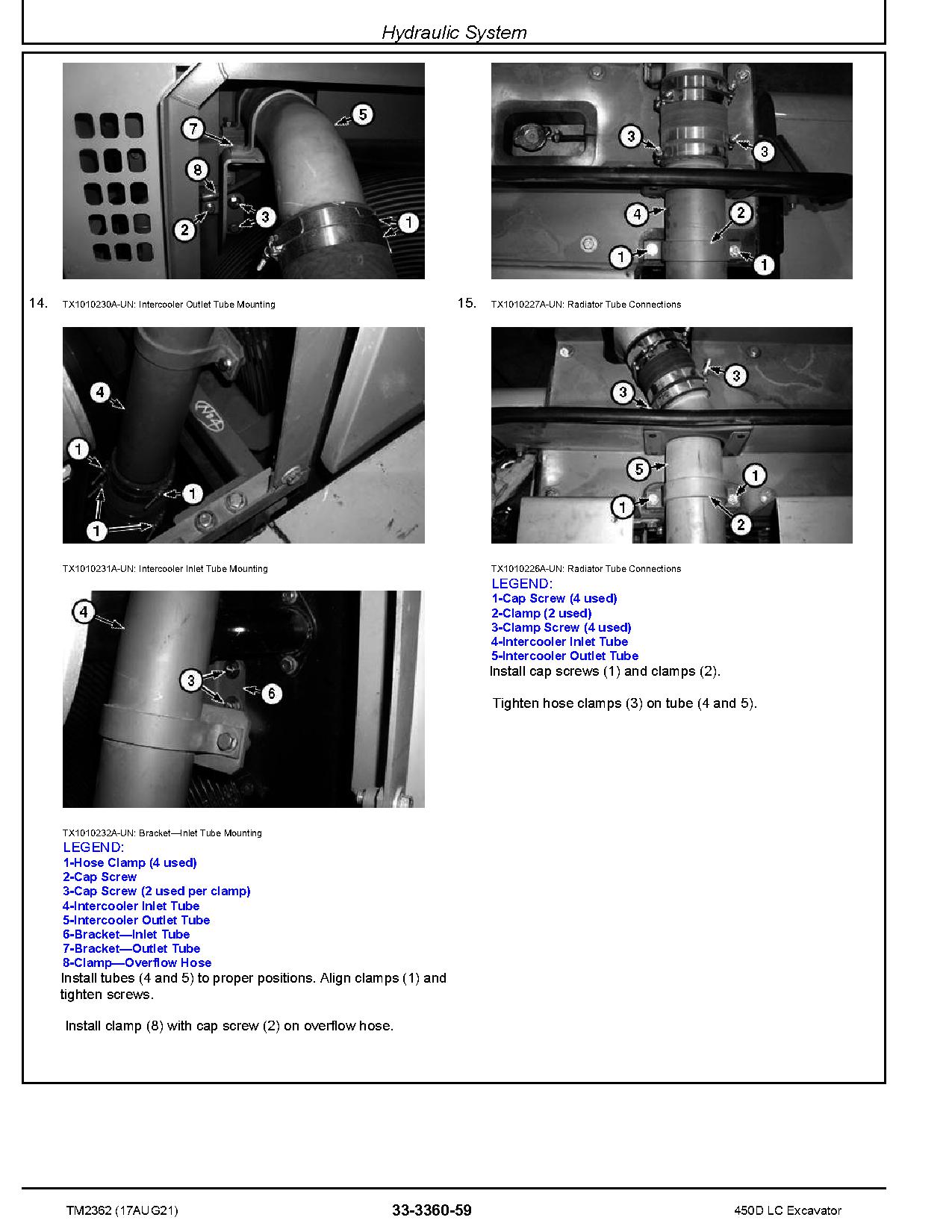 John Deere 450D LC Crawler Excavators Repair Manual TM2362 (4)