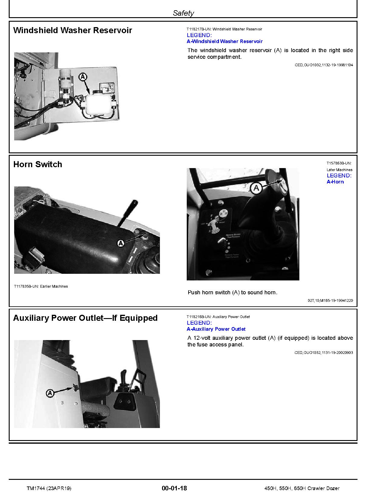 John Deere 450H 550H 650H Crawler Dozers Repair Manual TM1744 (2)