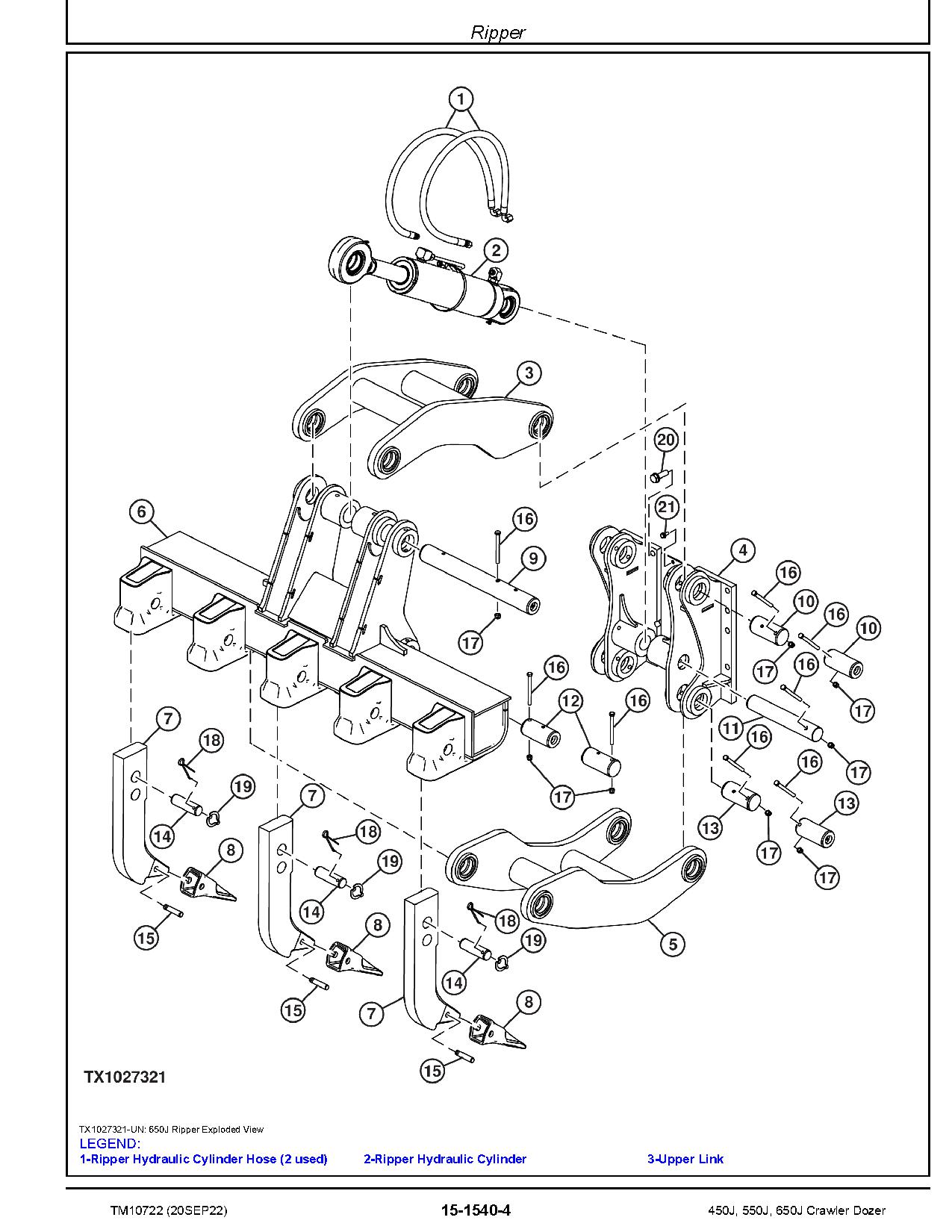 John Deere 450J 550J 650J Crawler Dozers Repair Manual TM10722 (3)