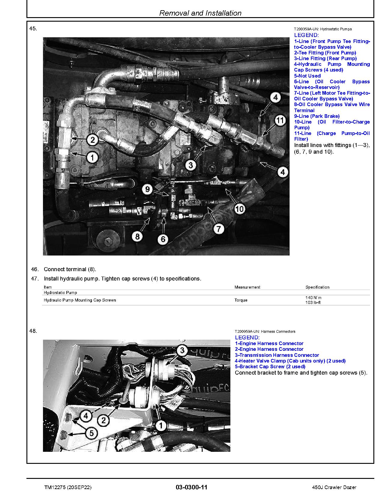 John Deere 450J Crawler Dozers Repair Manual TM12275 (2)