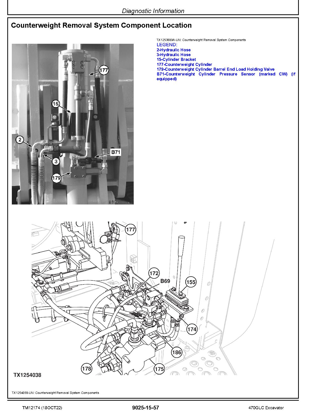 John Deere 470GLC Crawler Excavators Operation Test Manual TM12174 (4)