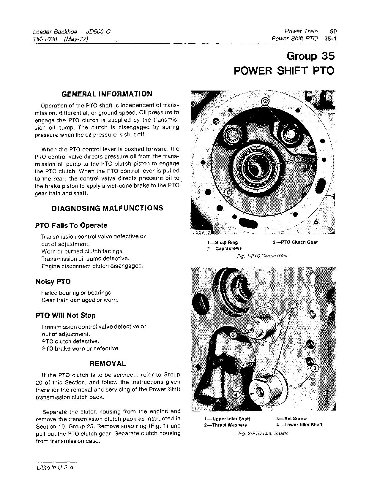 John Deere 500C Backhoe Loaders Technical Manual TM1038 (3)