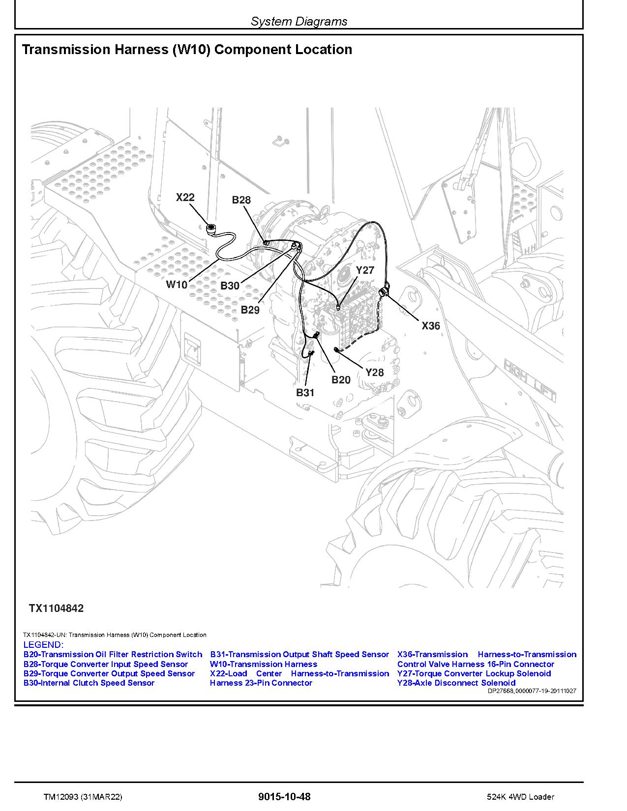 John Deere 524K 4WD Loaders Operation Test Manual TM12093 (2)