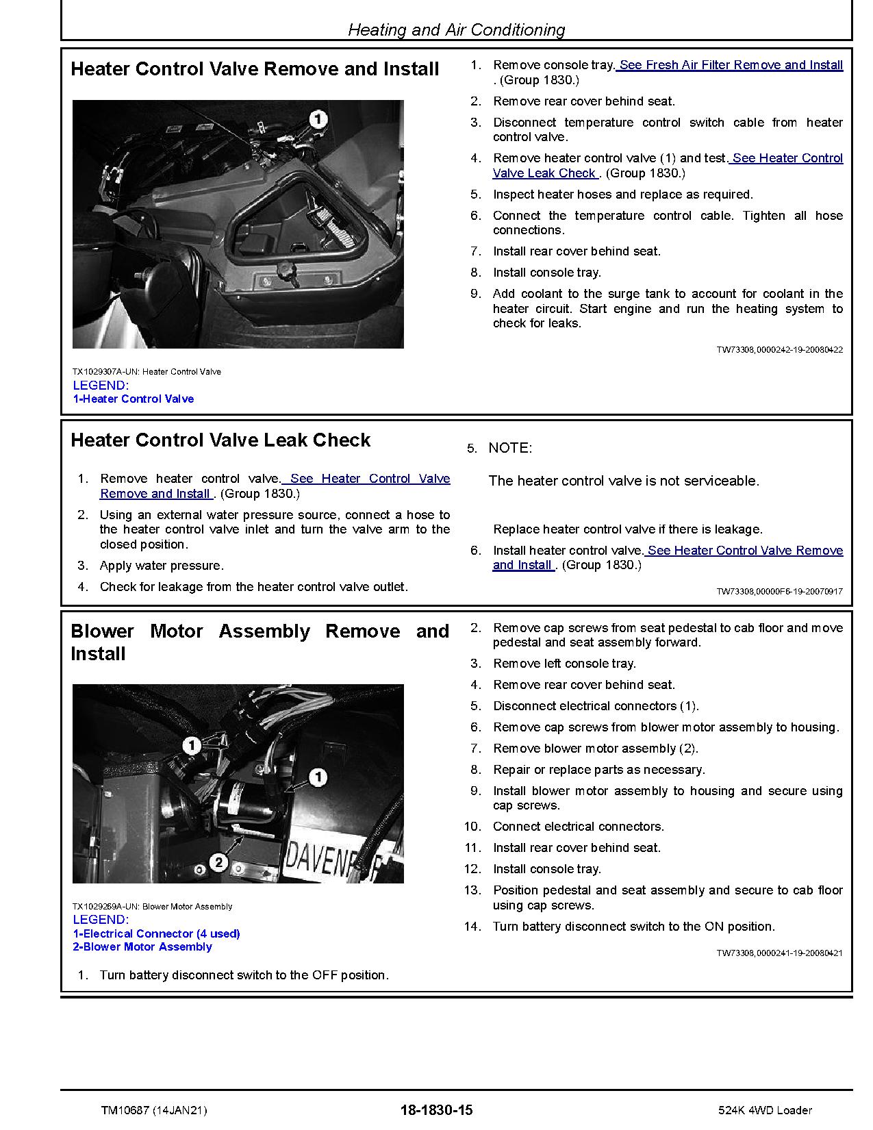 John Deere 524K 4WD Loaders Repair Manual TM10687 (4)