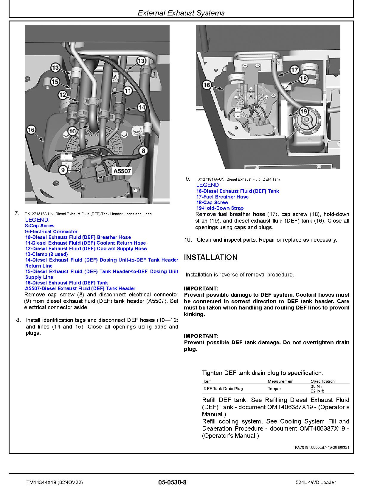 John Deere 524L 4WD Loaders Repair Manual TM14344X19 (2)