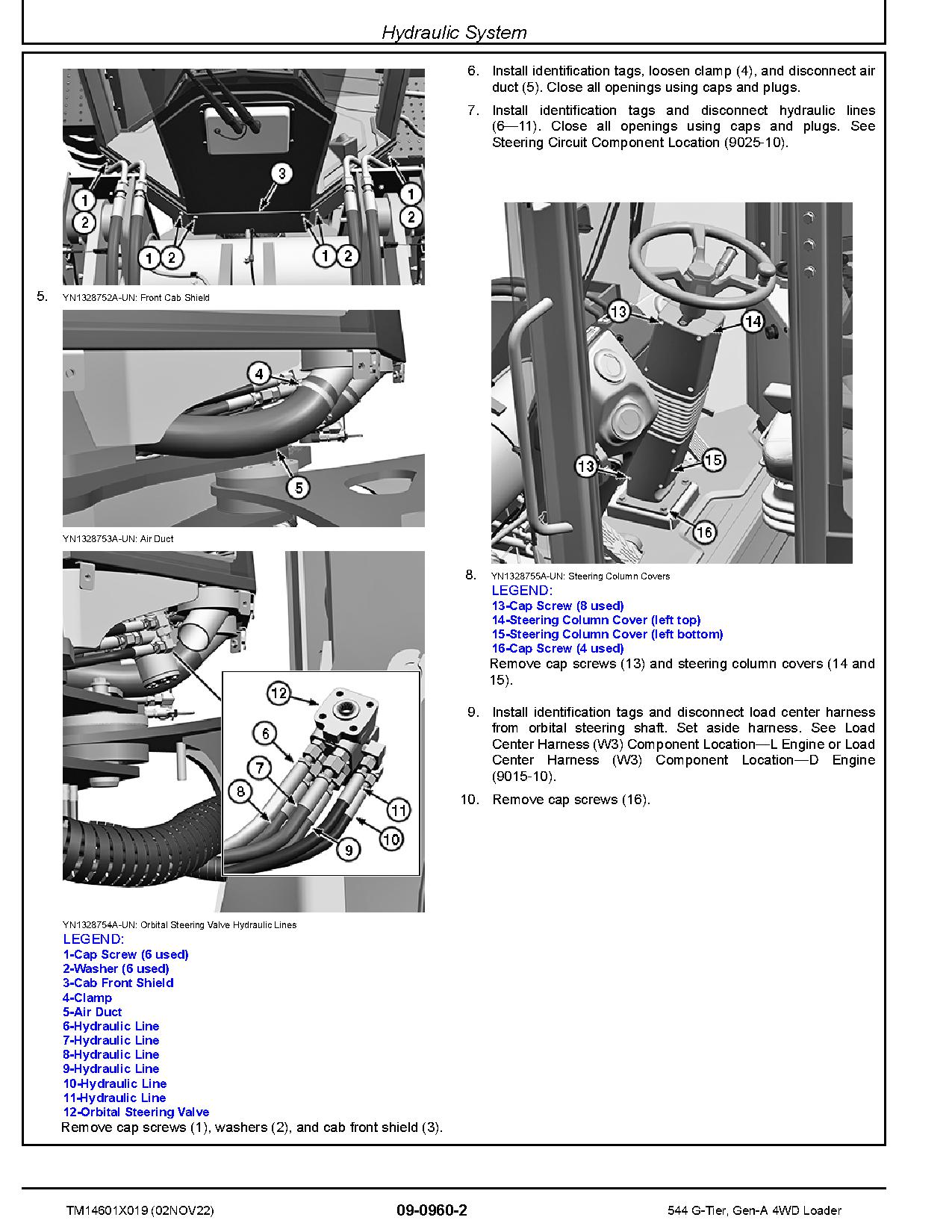 John Deere 544 G Tier 4WD Wheel Loaders Repair Manual TM14601X019 (2)