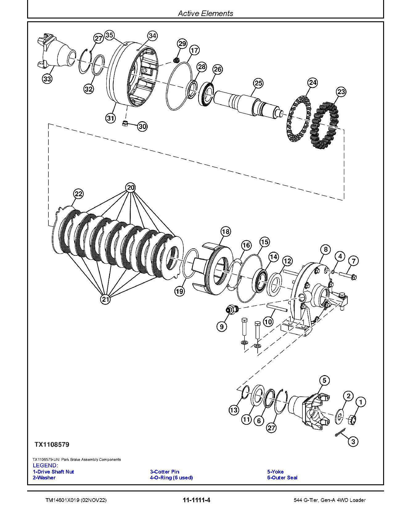 John Deere 544 G Tier 4WD Wheel Loaders Repair Manual TM14601X019 (3)