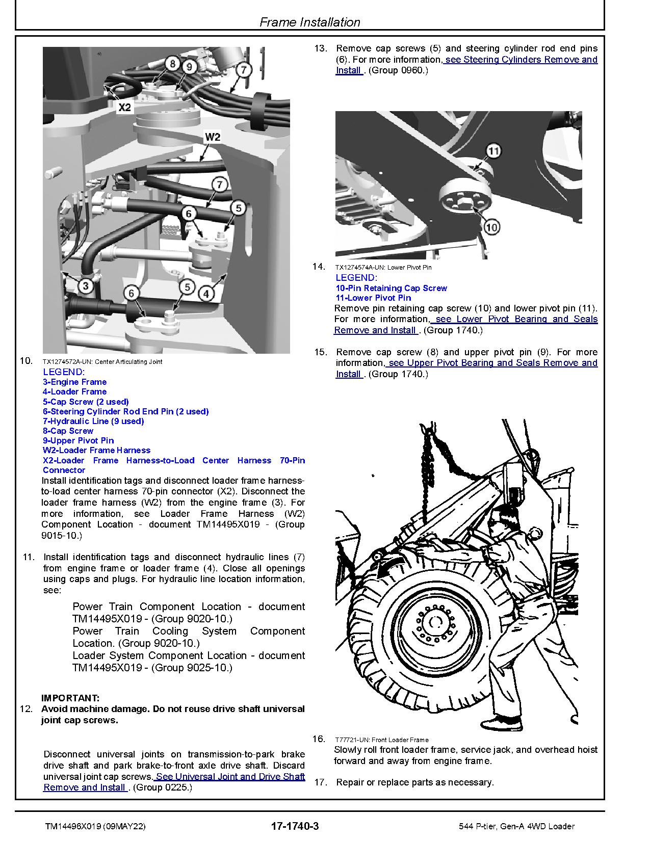 John Deere 544 P Tier 4WD Wheel Loaders Repair Manual TM14496X019 (3)