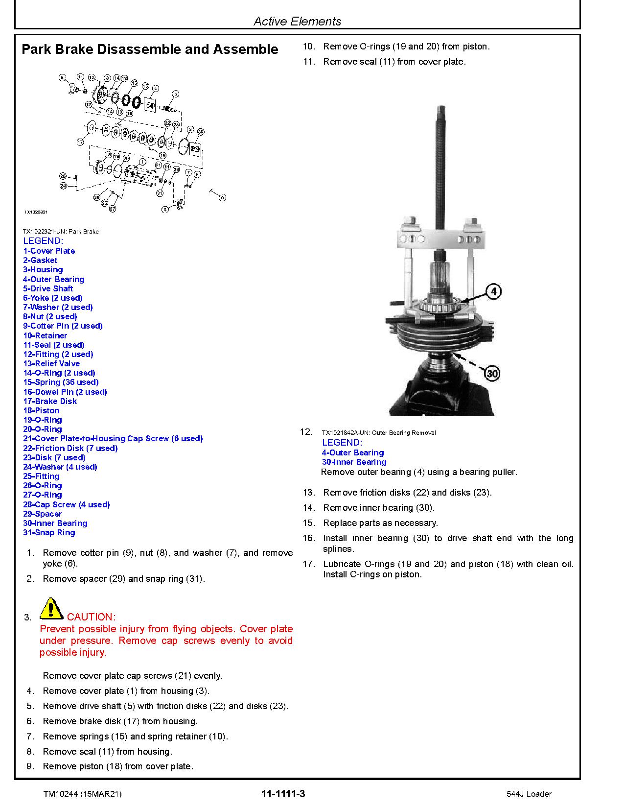 John Deere 544J 4WD Loaders Repair Manual TM10244 (3)