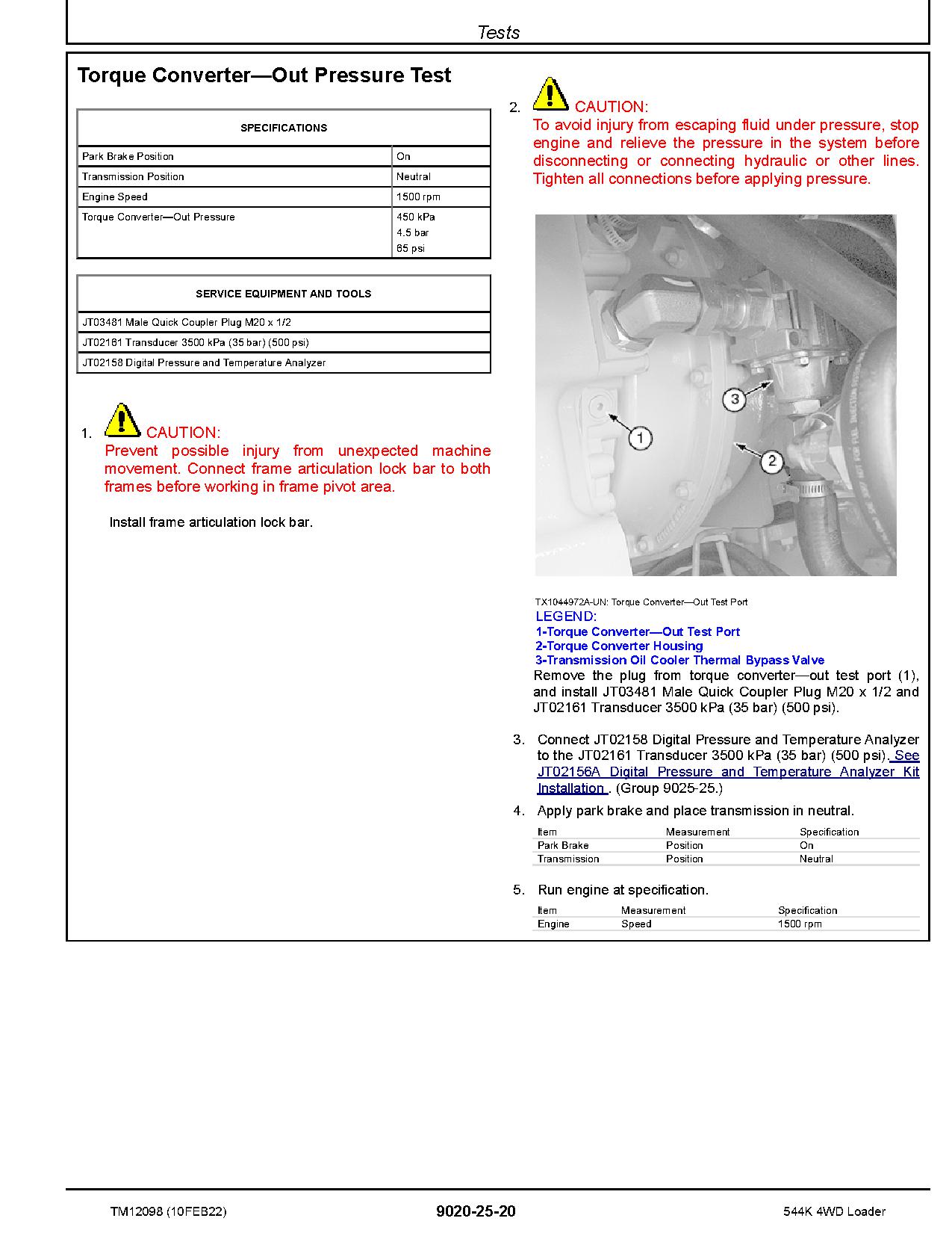John Deere 544K 4WD Loaders Operation Test Manual TM12098 (3)