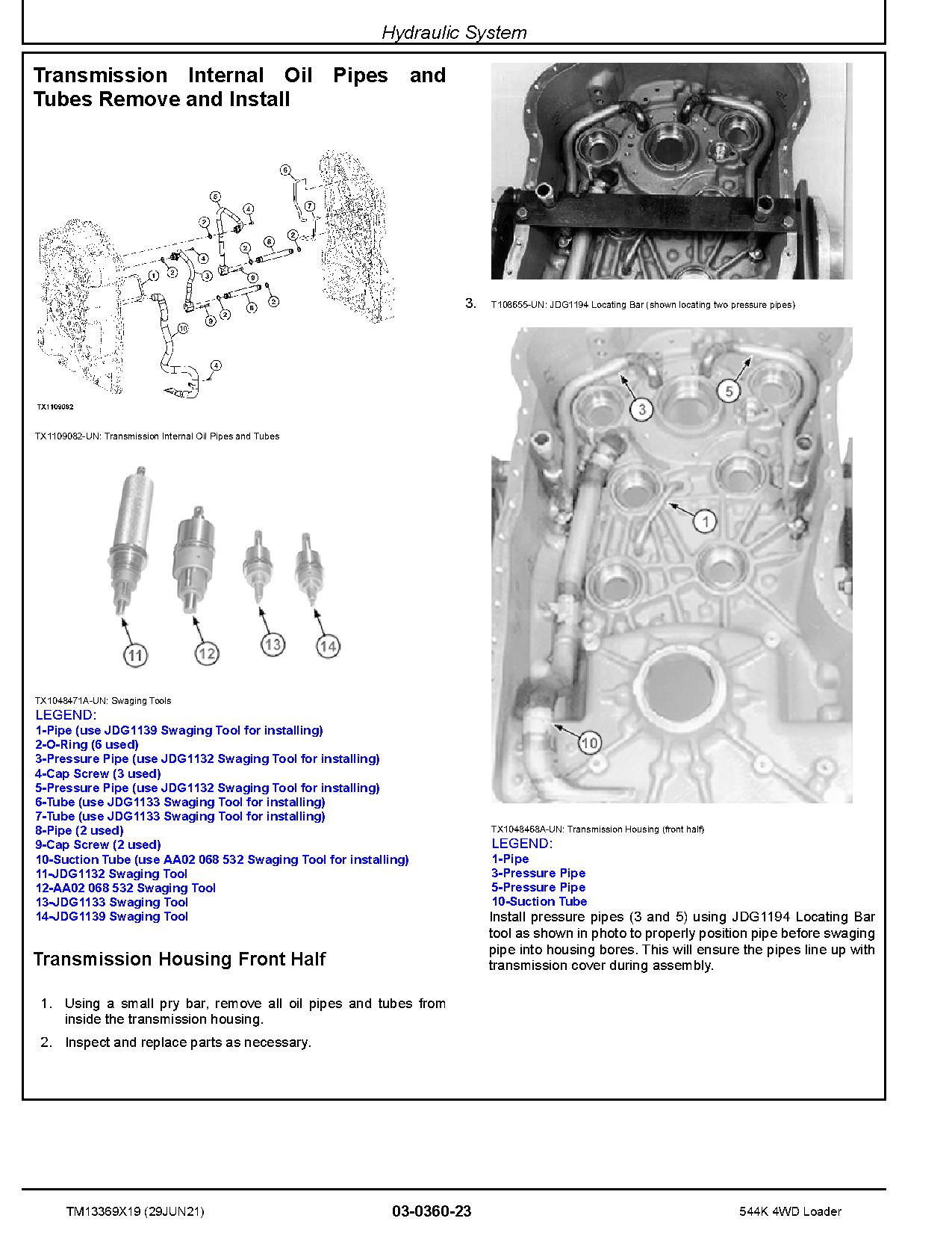 John Deere 544K 4WD Loaders Repair Manual TM13369X19 (3)