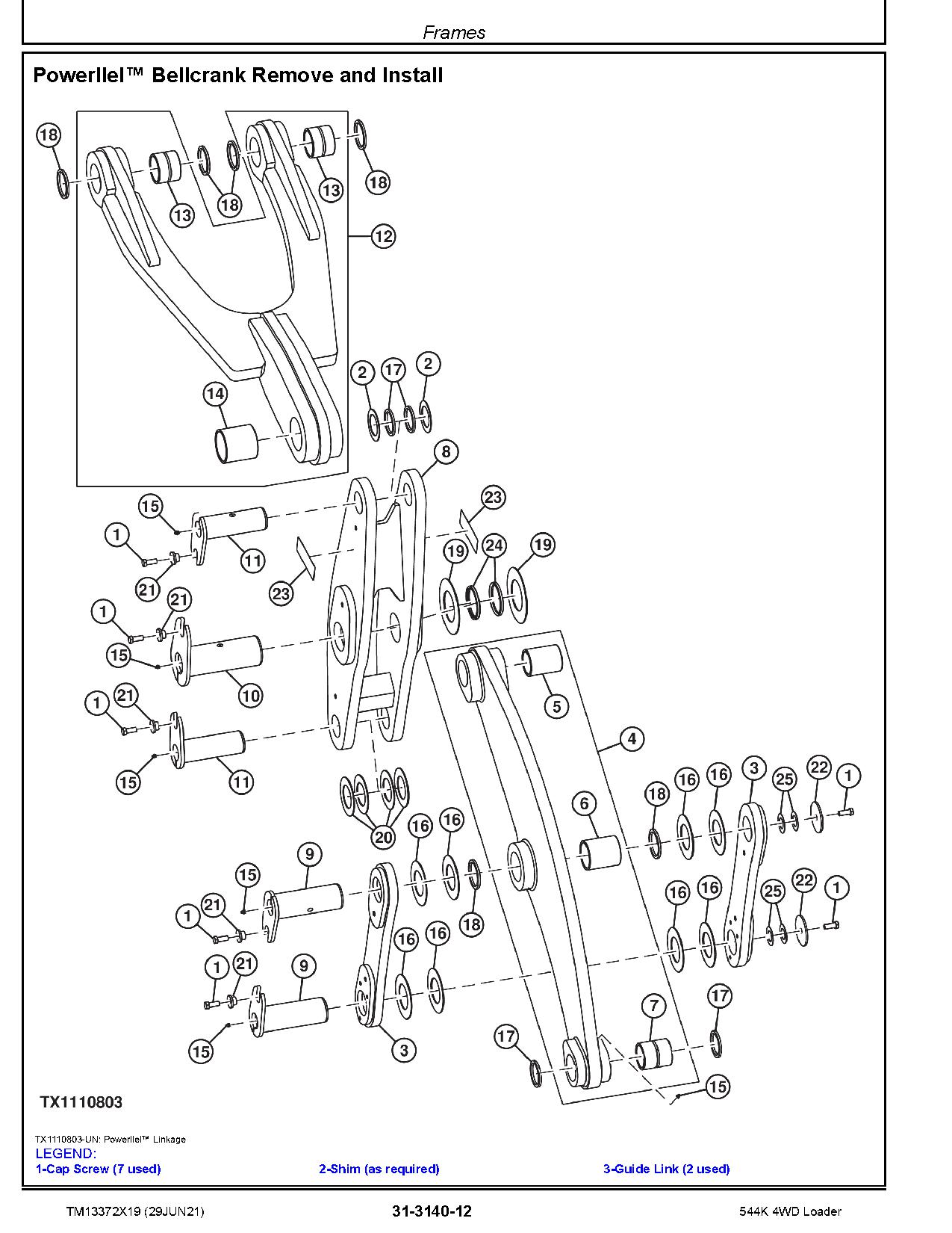 John Deere 544K 4WD Loaders Repair Manual TM13372X19 (4)