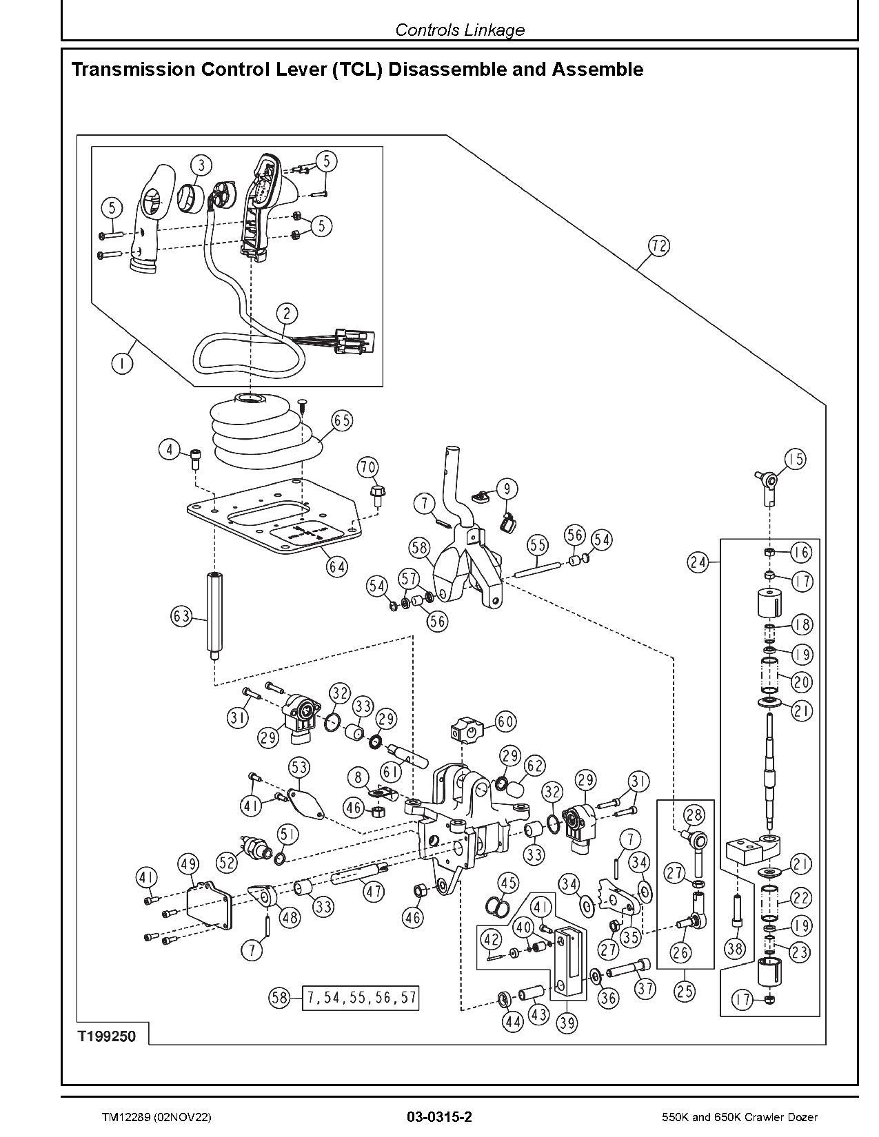 John Deere 550K 650K Crawler Dozers Repair Manual TM12289 (4)