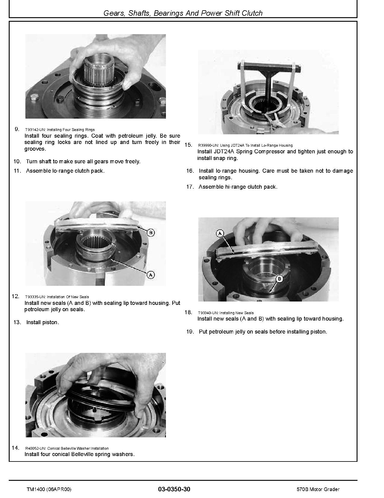 John Deere 570B Motor Graders Repair Manual TM1400 (3)