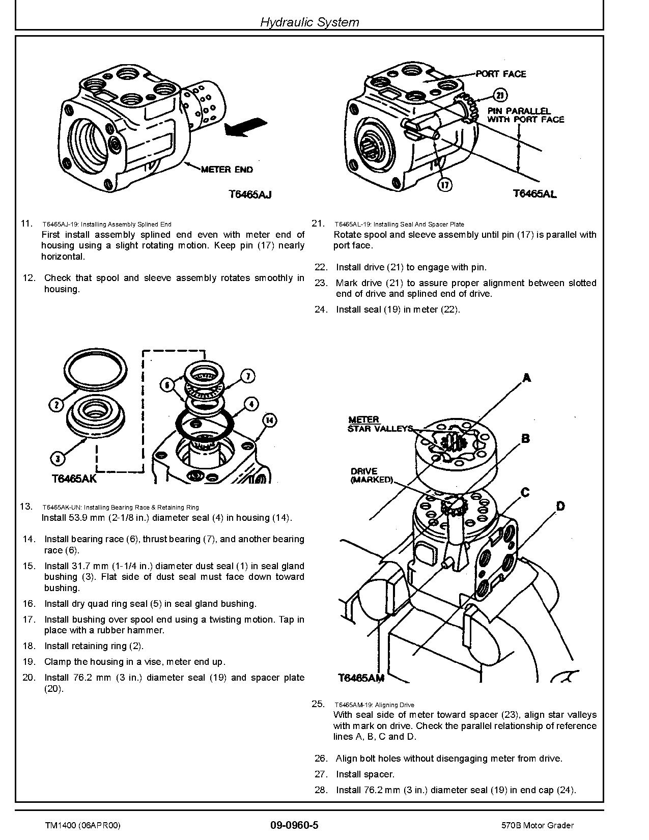 John Deere 570B Motor Graders Repair Manual TM1400 (4)