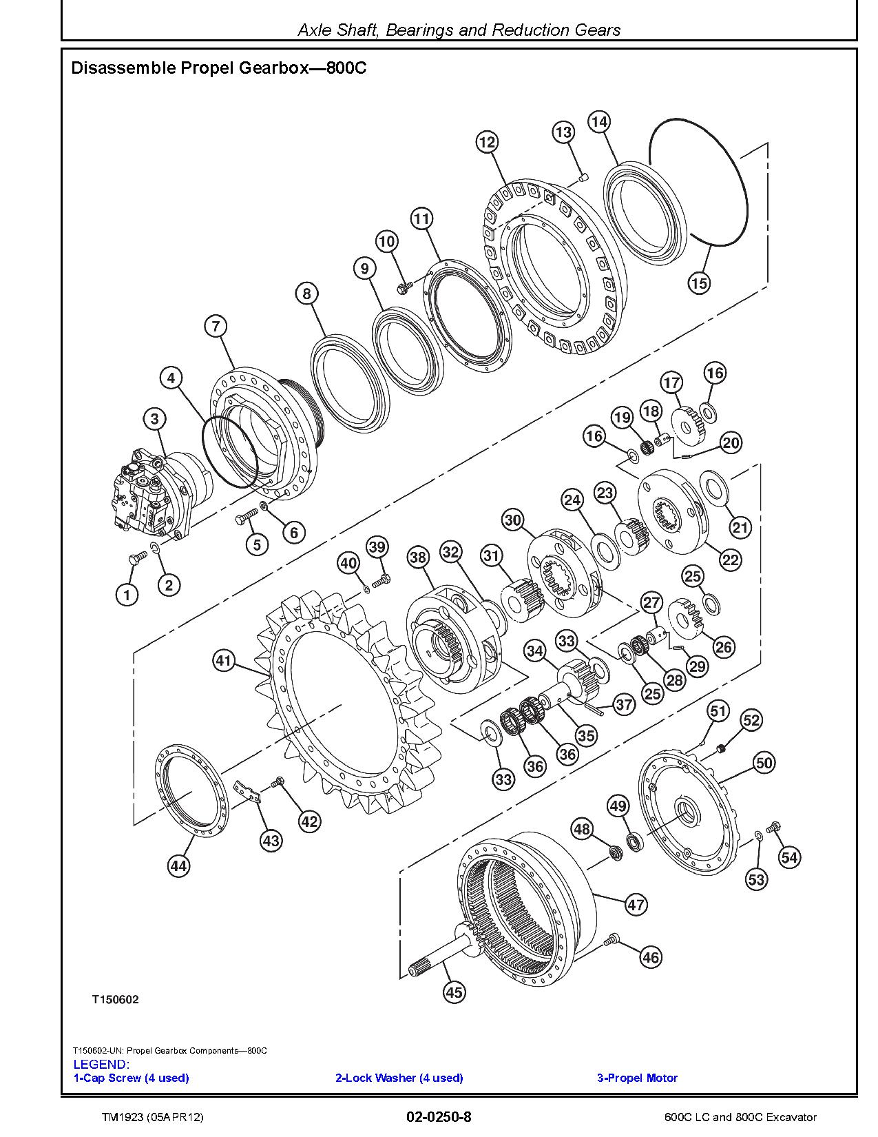 John Deere 600C LC 800C Crawler Excavators Repair Manual TM1923 (2)