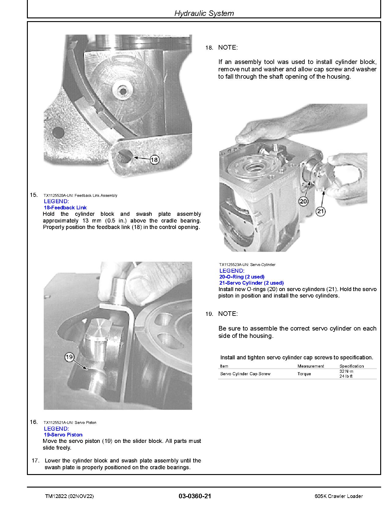 John Deere 605K Crawler Loaders Repair Manual TM12822 (2)