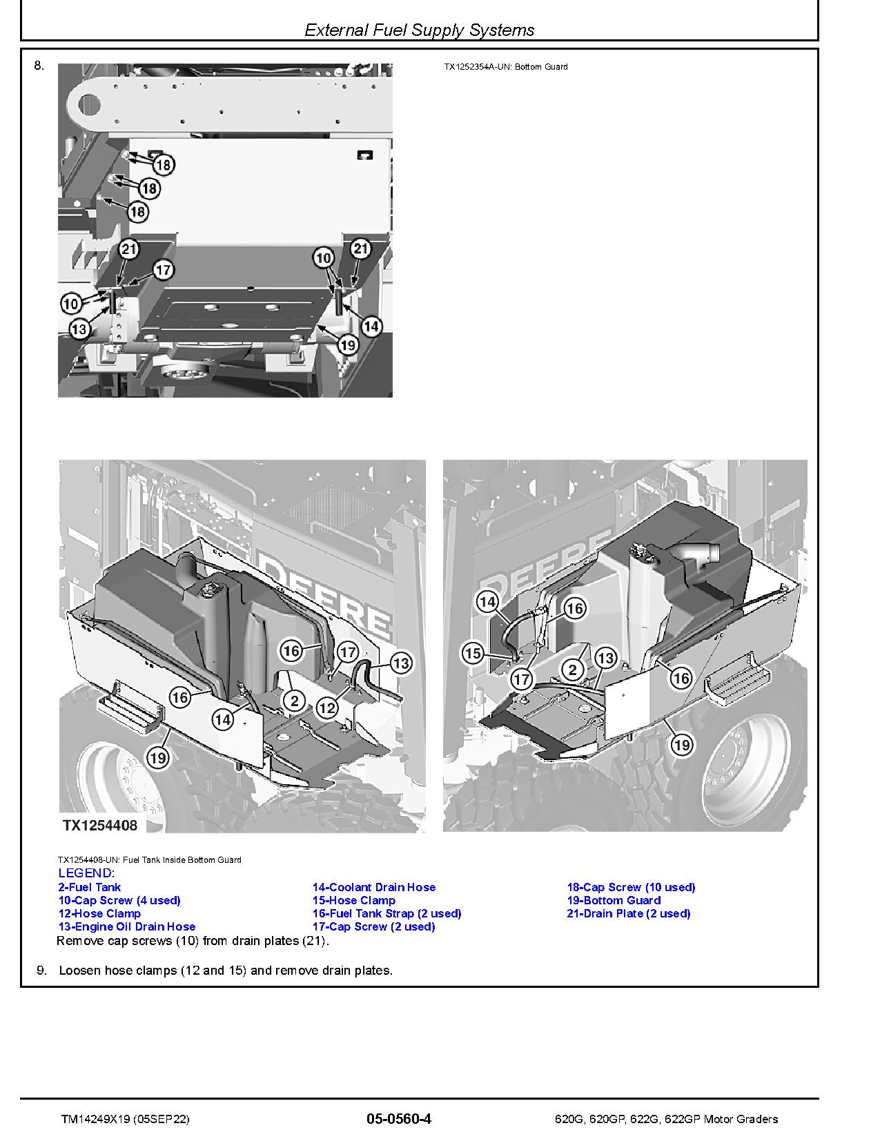 John Deere 620G 620GP 622G 622GP Motor Graders Repair Manual TM14249X19 (2)