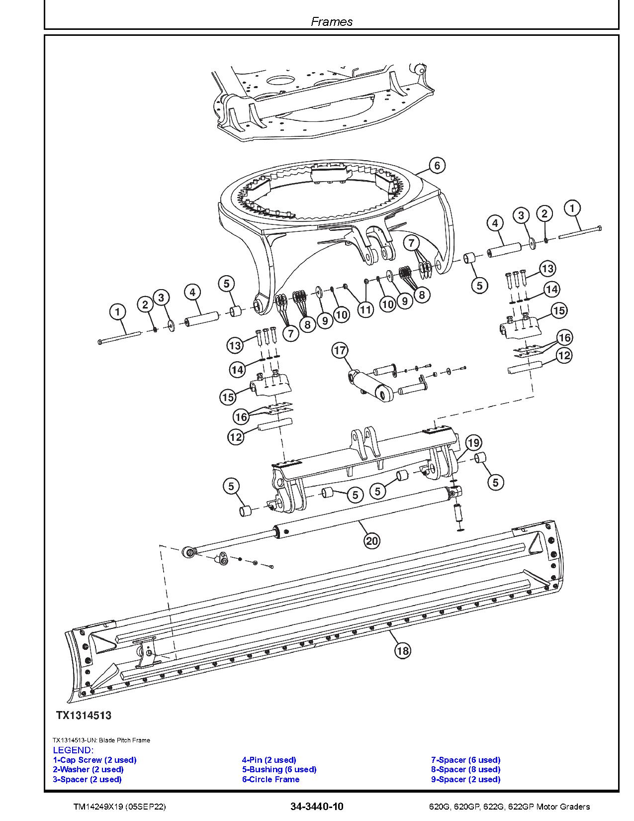 John Deere 620G 620GP 622G 622GP Motor Graders Repair Manual TM14249X19 (4)