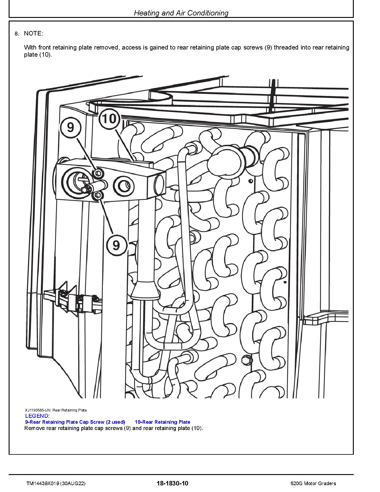John Deere 620G 622G Motor Graders Repair Manual TM14439X019 (3)