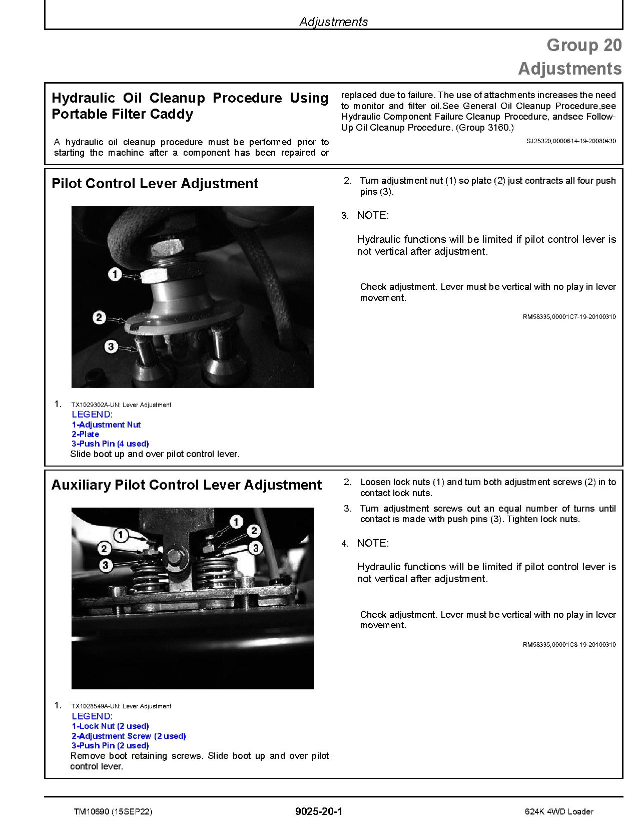 John Deere 624K 4WD Loaders Operation Test Manual TM10690 (4)