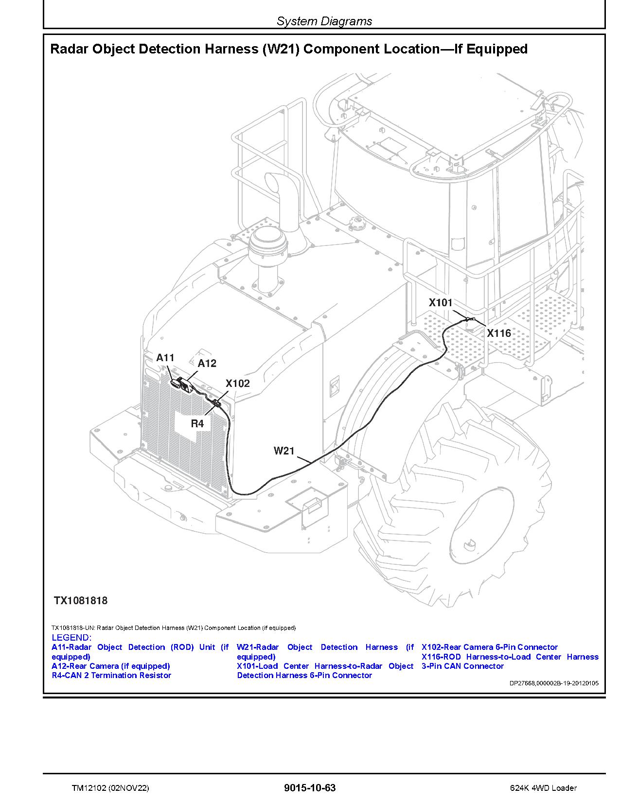 John Deere 624K 4WD Loaders Operation Test Manual TM12102 (2)