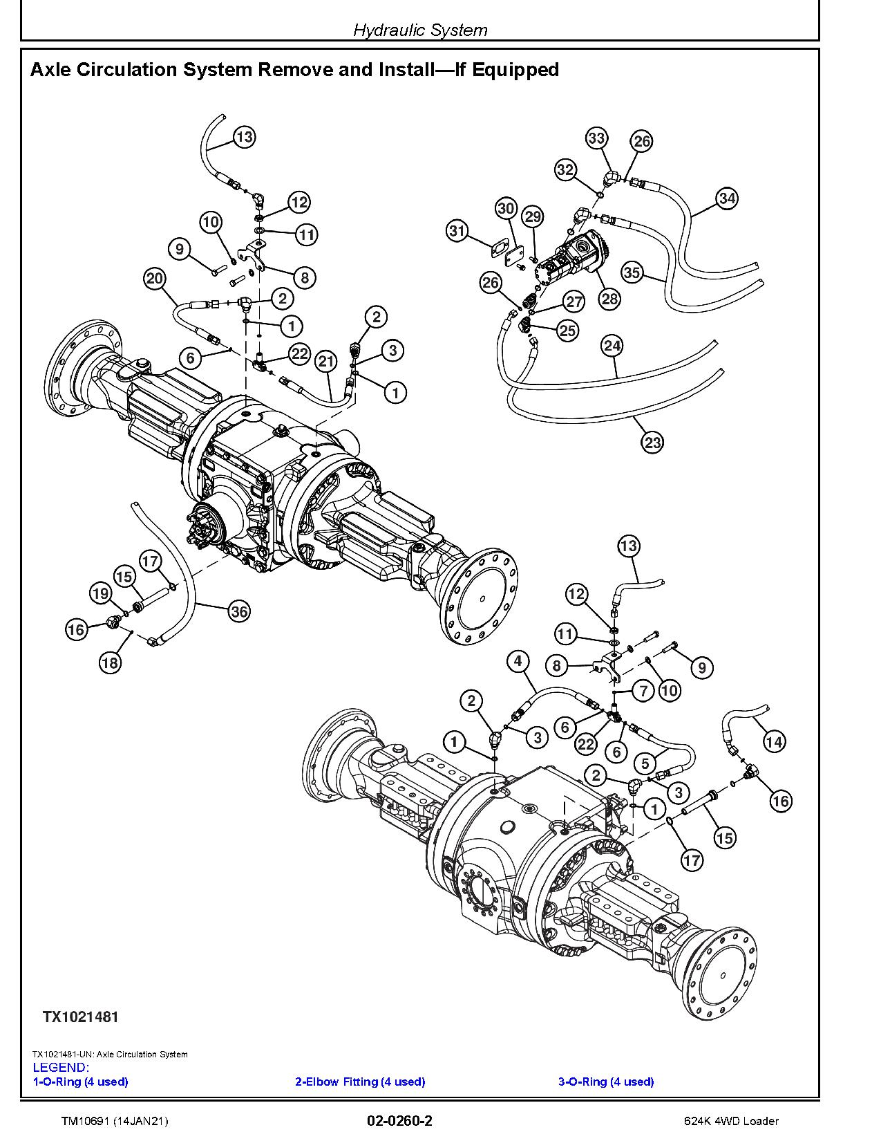 John Deere 624K 4WD Loaders Repair Manual TM10691 (2)