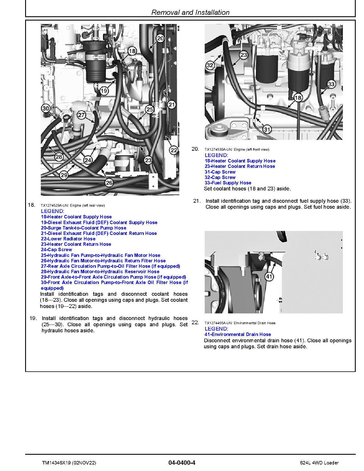 John Deere 624L 4WD Loaders Repair Manual TM14346X19 (3)