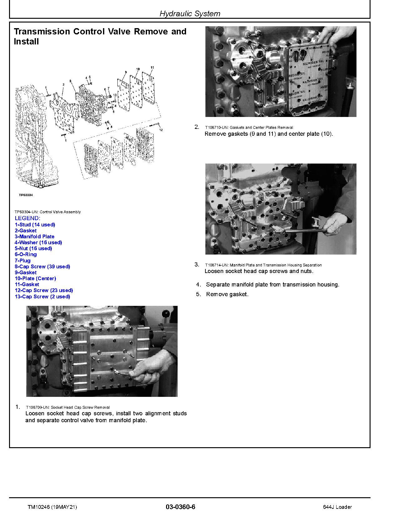John Deere 644J 4WD Loaders Repair Manual TM10246 (3)