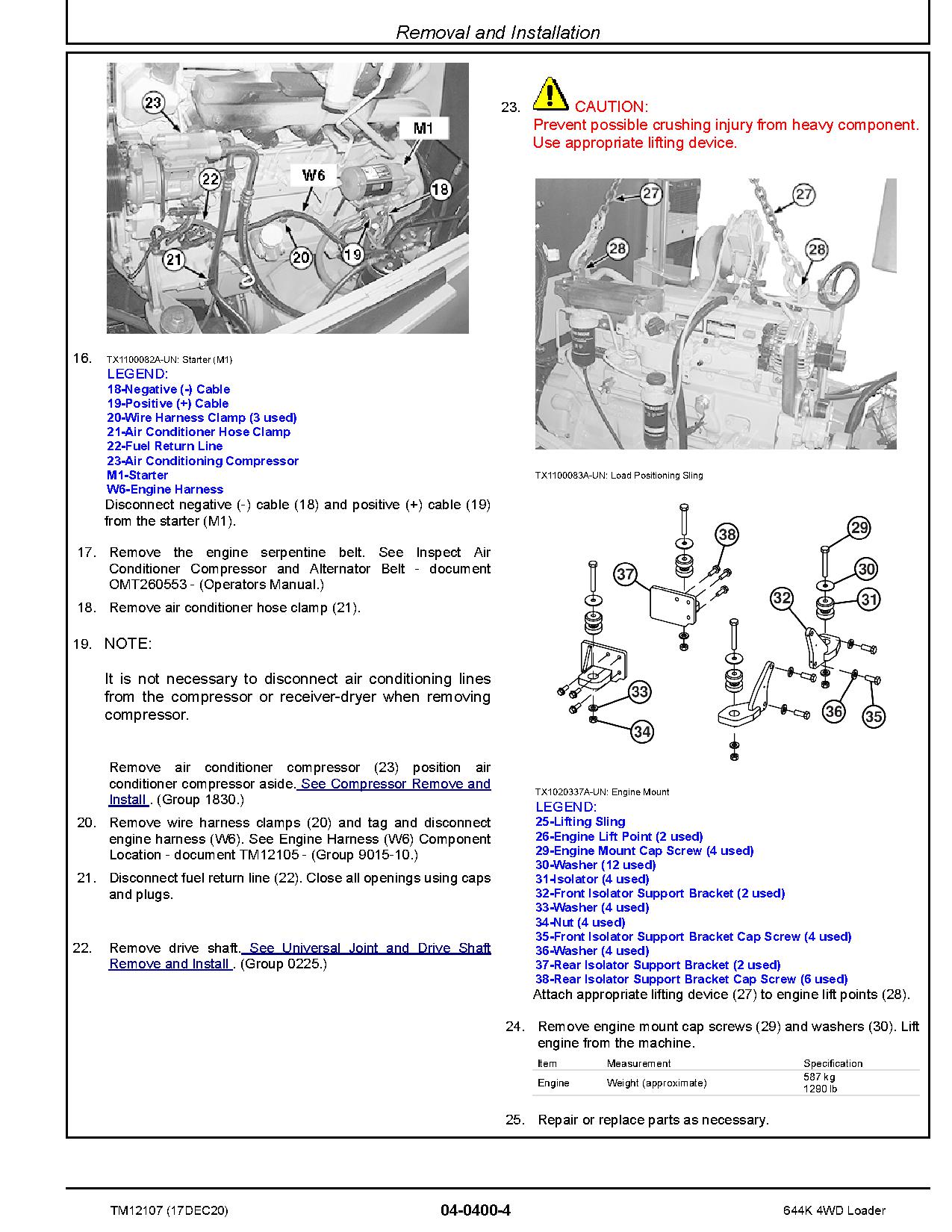 John Deere 644K 4WD Loaders Repair Manual TM12107 (3)
