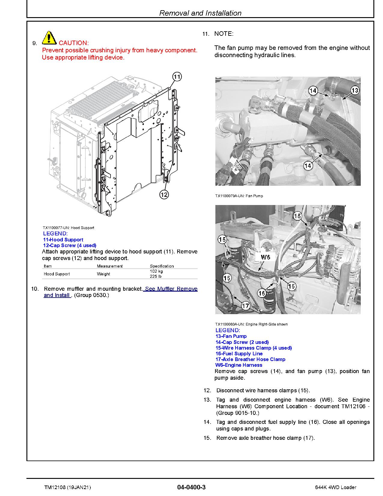 John Deere 644K 4WD Loaders Repair Manual TM12108 (3)