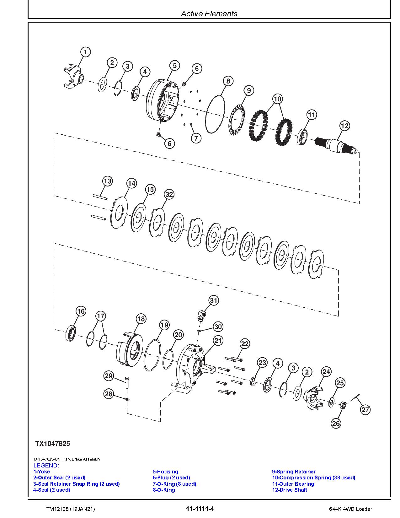John Deere 644K 4WD Loaders Repair Manual TM12108 (4)